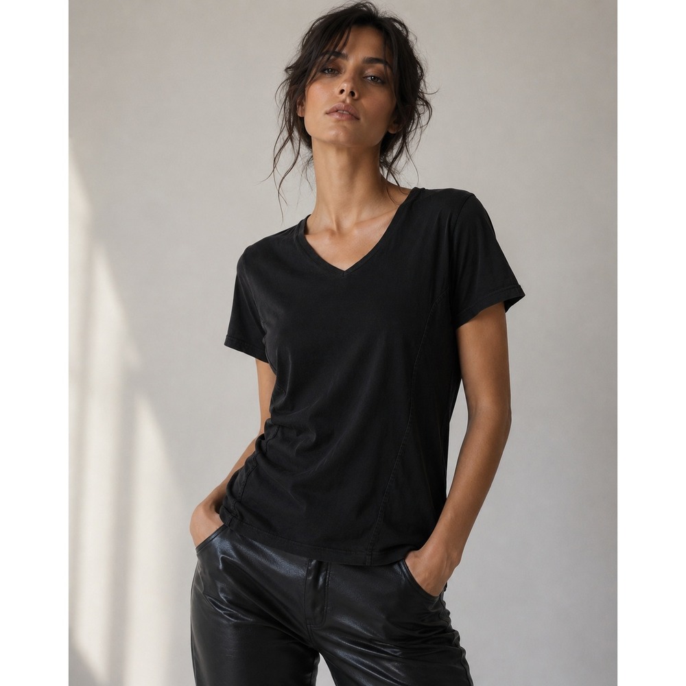 Thierry Mugler Paris Minimalist Capsule Elevated Basic T-Shirt Size L Parisian